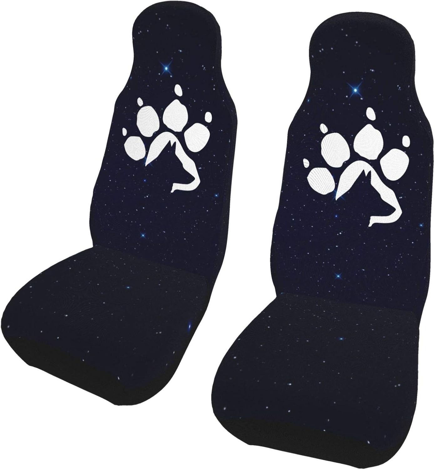 TAOHJSJ34 German Shepherd Dog Paw Car Seat Covers 2pcs