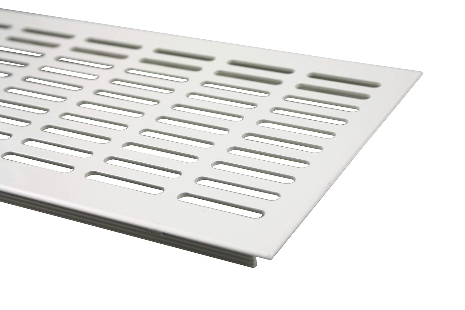 2 Griglie Di Ventilazione In Alluminio Argentato 100x300 Mm – Con Viti Incluse, Per Armadi, Scarpiere, Cassetti E Porte, Antiruggine E Durevoli