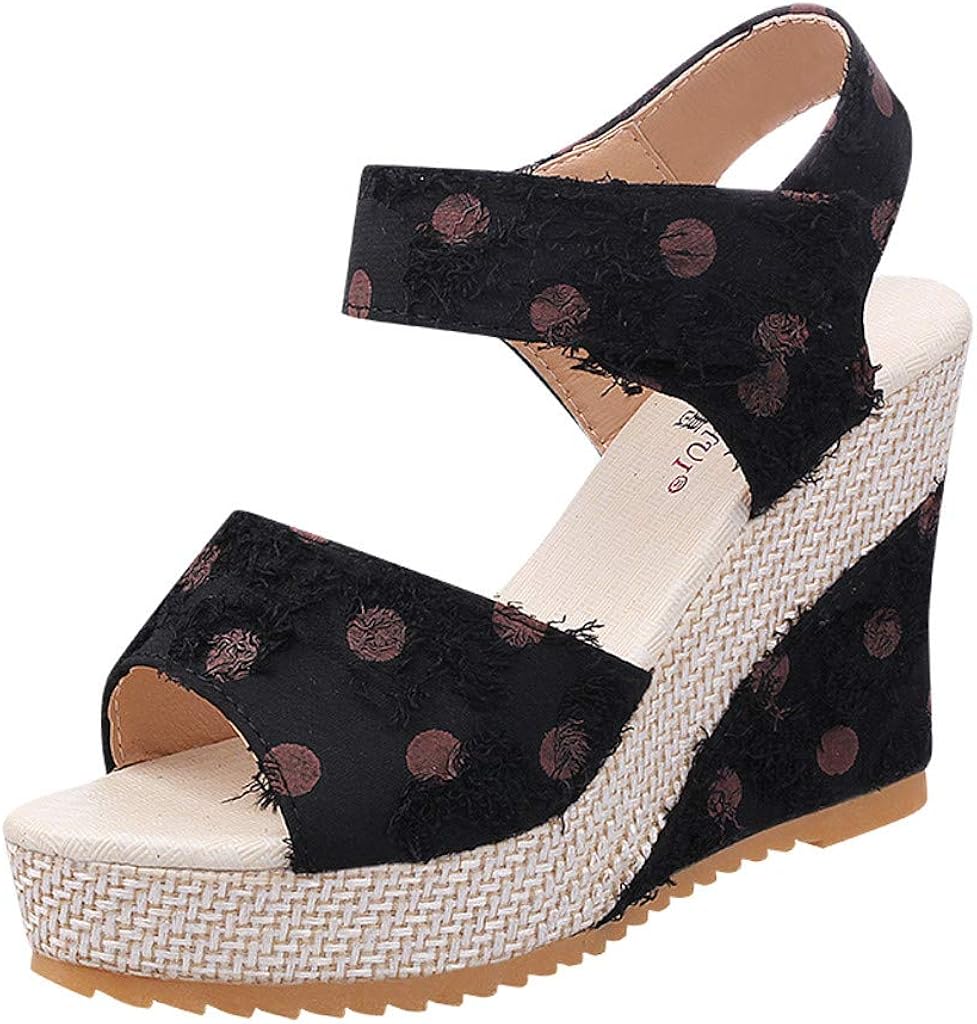 velcro wedge sandals