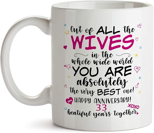 33rd wedding anniversary gift ideas for husband
