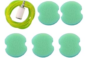 5 Pack Air Filter, Fuel Filters, and Fuel Line Kits for Homelite/for XL Super 2 Series/ 69141 1497A | Replacement Parts for H