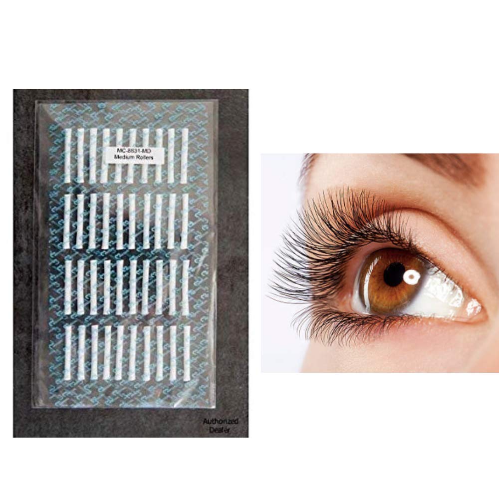 MEDIUM EYELASH PERMING ROLLER by MEI-CHA permanent makeup supplies eye lash perm curling lash roller curlers lash extension supplies 20 Pair/Sheet