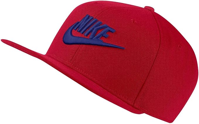 red and blue nike hat