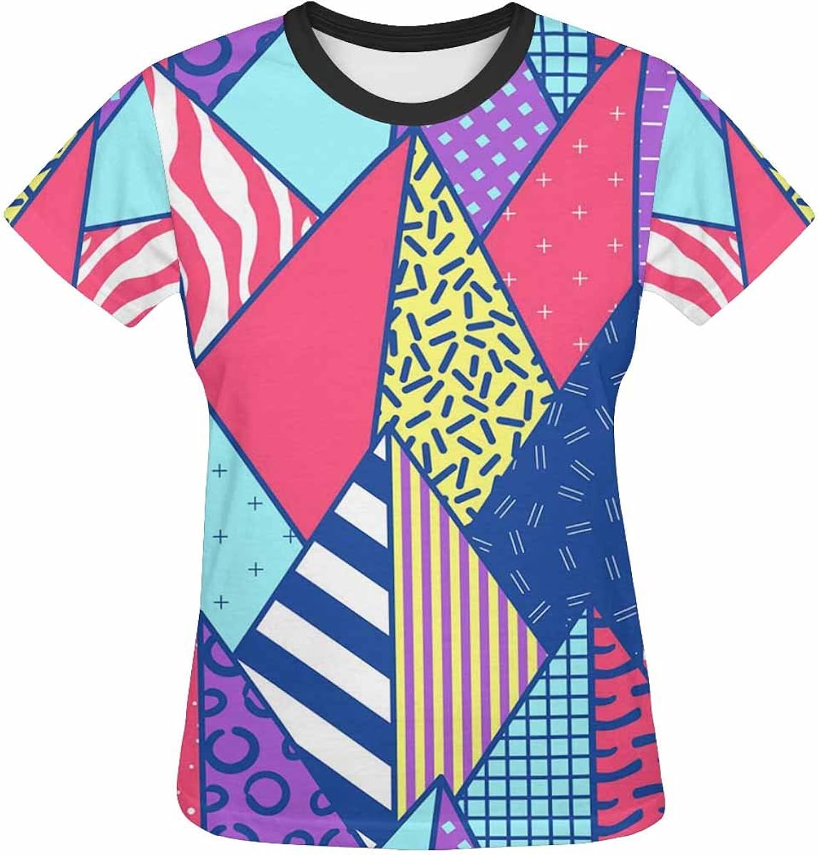Womens Graphic TShirts Print with Geometric Fashion