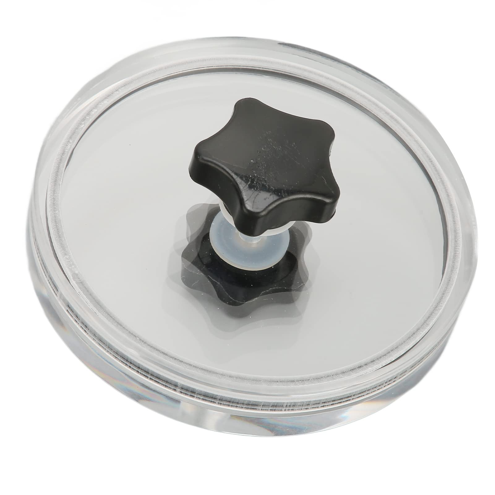 LP Vinyl Record Label Saver, Vinyl Record Clean Saver For 12inch LP, Transparent Vinyl Record Cleaning Protective Clip Clamp (Black)