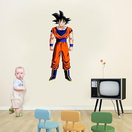 Decor Villa Goku Wall Sticker & Decal (PVC Vinyl,Size - 20 cm x 58 cm)