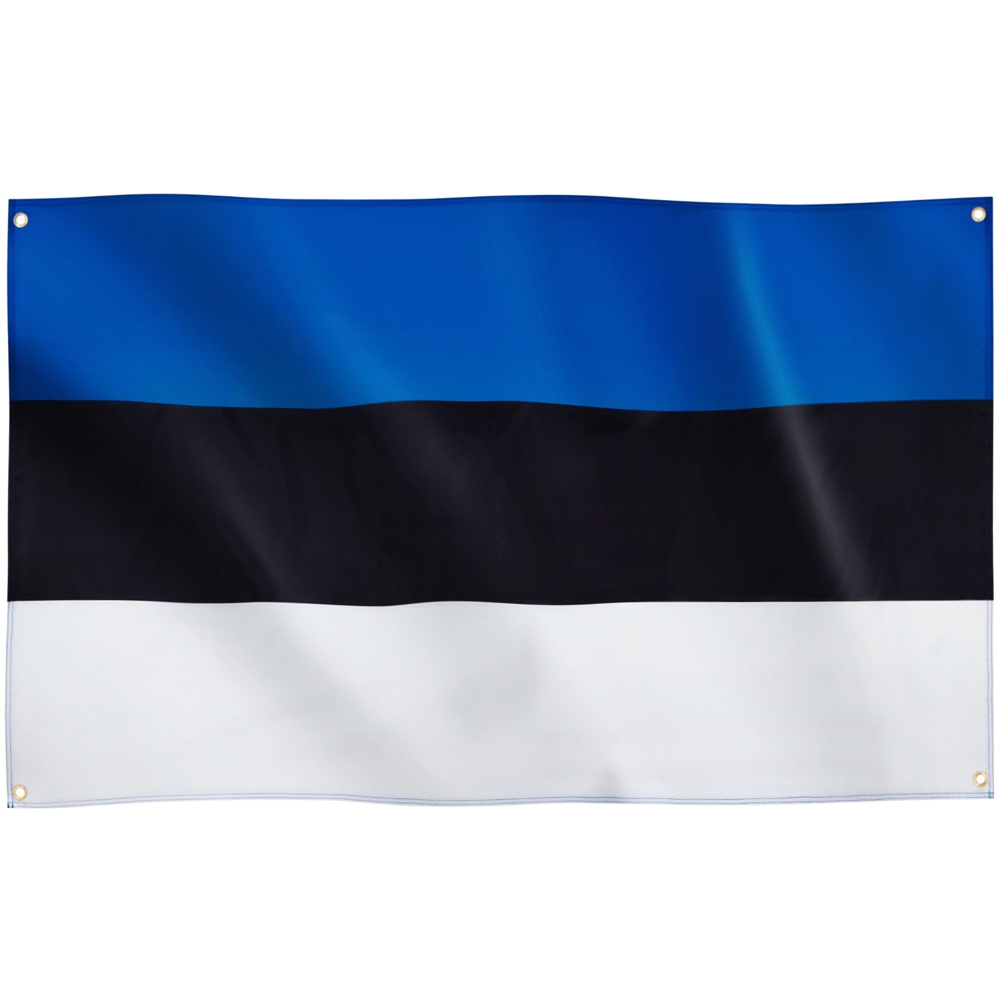 Runesol Estonia Flag, 91x152cm, 3ftx5ft,4 Grommets, Eyelet In Every Corner, Estonian, Eesti Vabariik, Republic of Estonia, Eesti, Independence Day, Premium Flags, Inside, Outside, Banner — image 1