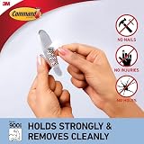 Command Clear Medium Hooks with Clear Strips Multi Pack 7 Hooks 10 Strips view 3