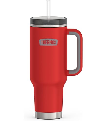Amazon.com: THERMOS Stainless Steel Cup Holder Mug - 40 Ounce, Granite -  Insulated Tumbler with Lid and Straw, Plus Leak-Resistant Slide Lock : Home  & Kitchen