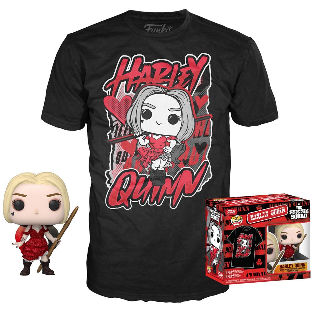 POP Funko Collector's Box: Suicide Squad - Harley Quinn Large Tee