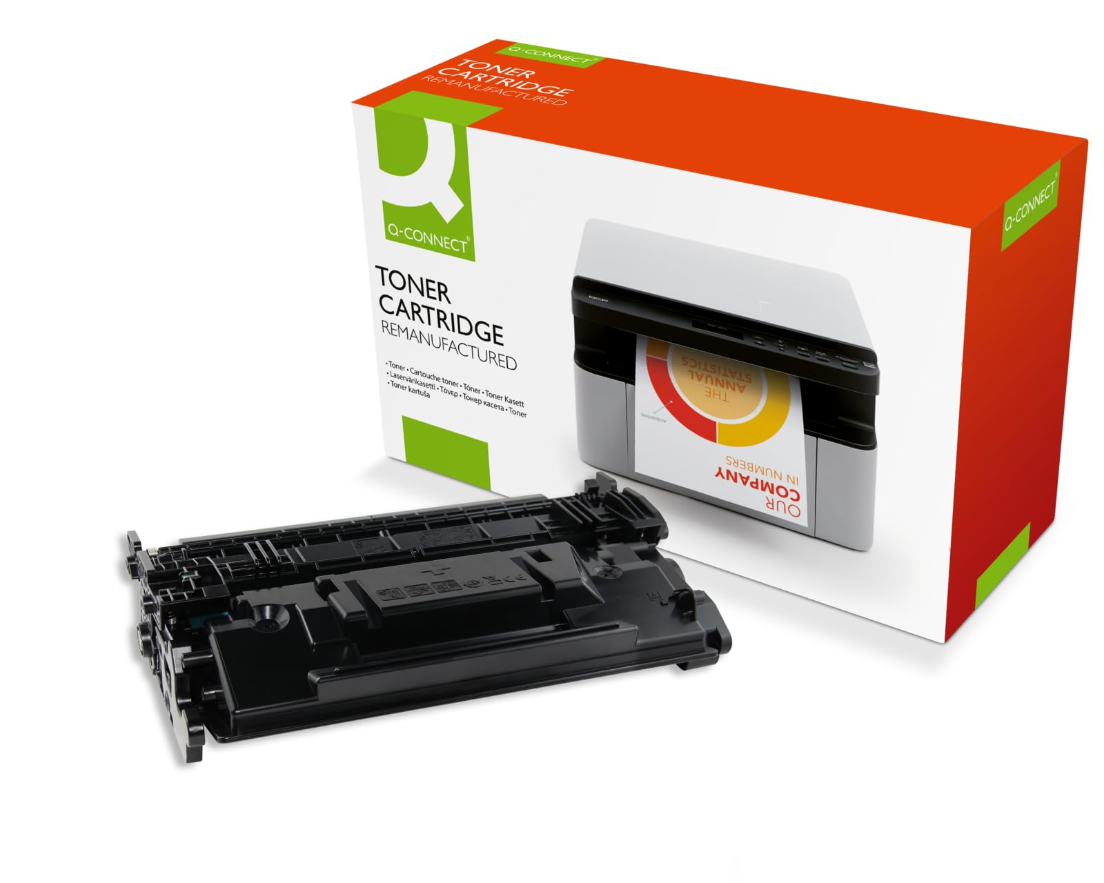 Q-Connect Compatible Solution HP Jet Intelligence CF287A Black Toner Cartridge 87AVAS