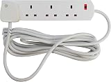 Daewoo 4 Way Extension Cable Cord Lead 5 Meter Power Socket Plug view 3