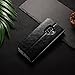 Xoomz Galaxy S9 Wallet Case, Vegan Leather Folio Flip Cover with Kickstand and Credit Card Slots for Samsung S9 (2018) 5.8 Inch (Black)