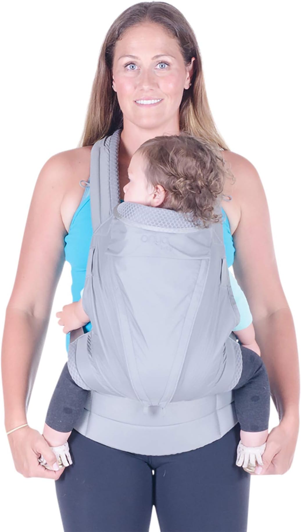 Onya Baby Pure Ergonomic Front and Back Infant to Toddler Carrier - Granite
