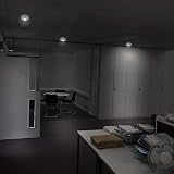 Long Life Lamp LED Round Emergency Light Ceiling Flush Mount Maintained Non view 6