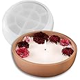 Wehous Large Bowl Resin Mold, 8.2'' Round Bowl Silicone Molds for Resin Concrete Cement, Big Container Storage Mold Candle Jewelry Holder Mould Makeup Organizer Succulent Pot Art Crafts Gift