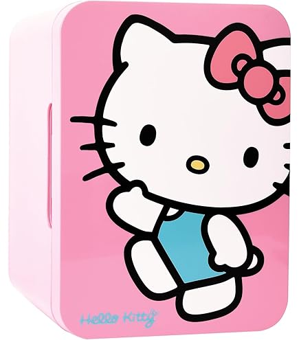 HELLO KITTY 冷温ボックス OR-C637KT Amazon.com: Sanrio Hello Kitty Pink 6.7L Single Door Mini Fridge
