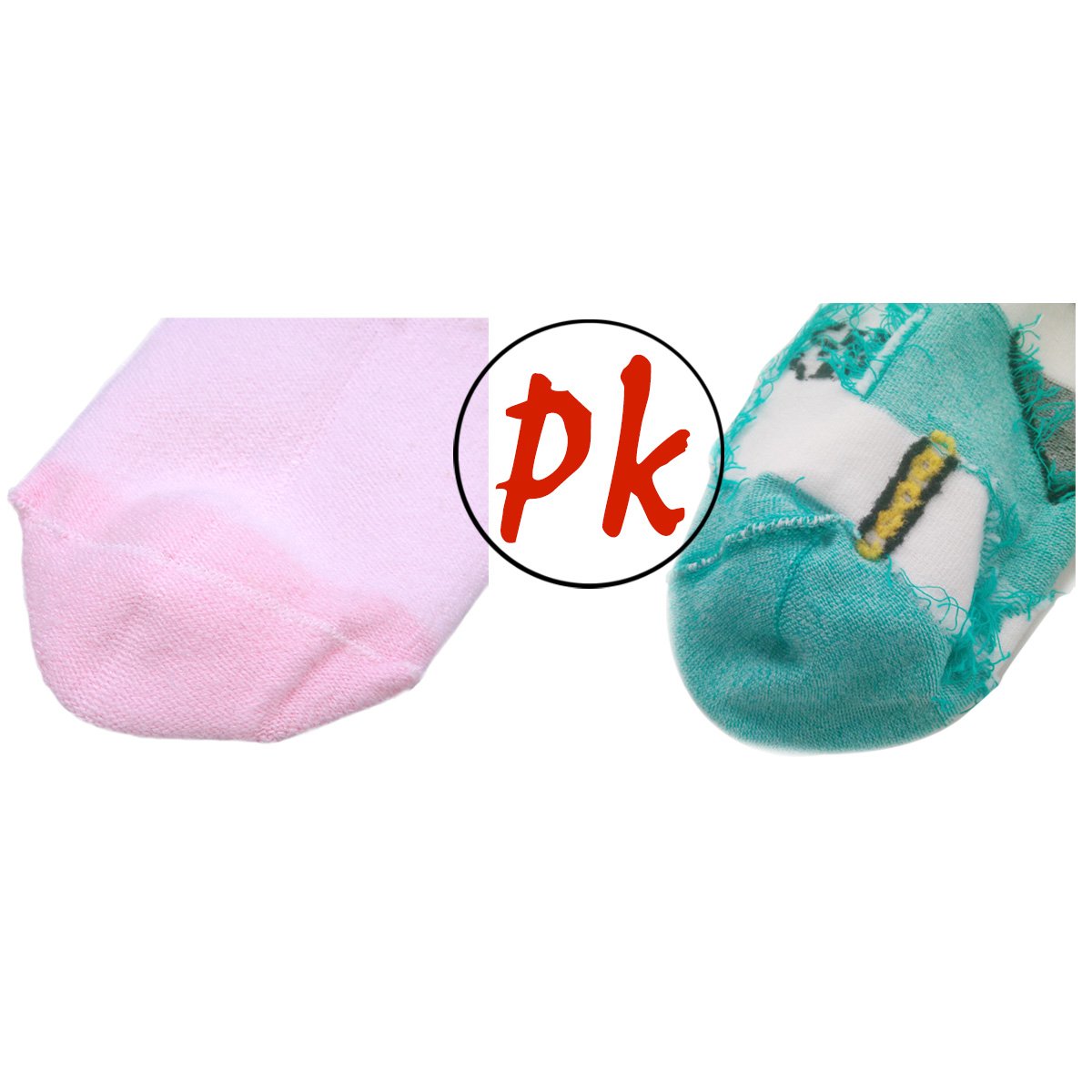 Ezclassy- Girls\' 12 Pack Crew Socks (0-1 Years)