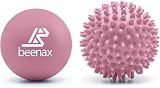Beenax Lacrosse & Hard Spiky Massage Ball Set for Myofascial Release