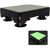 Adjustable Step Stool for Adults, Noctilucent Bed Step Stools, 700 LBS Capacity Non-Slip Safety Step Platform Indoor and Outdoor for Seniors and Kids, Wide Step Stools Elderly Assistance at Night