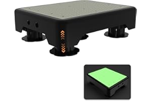TENGYI Adjustable Step Stool for Adults, Noctilucent Bed Step Stools, 600 LBS Capacity Non-Slip Safety Step Platform Indoor and Outdoor for Seniors and Kids, Wide Step Stools Elderly Assistance at Night