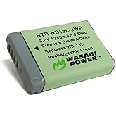 Wasabi Power NB-13L Battery for Canon PowerShot G1 X Mark III, G5 X, G7 X, G7 X Mark II, G9 X, G9 X Mark II, SX620 HS, SX720 HS, SX730 HS, SX740 HS