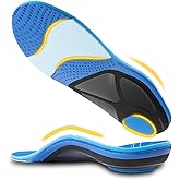 240+lbs Plantar Fasciitis Relief Heavy Duty High Arch Support Orthotic Insoles for Men & Women Plantar Fasciitis Insoles Standing All Day Relieve Foot Pain Flat Feet Arch Pain Heel Pain