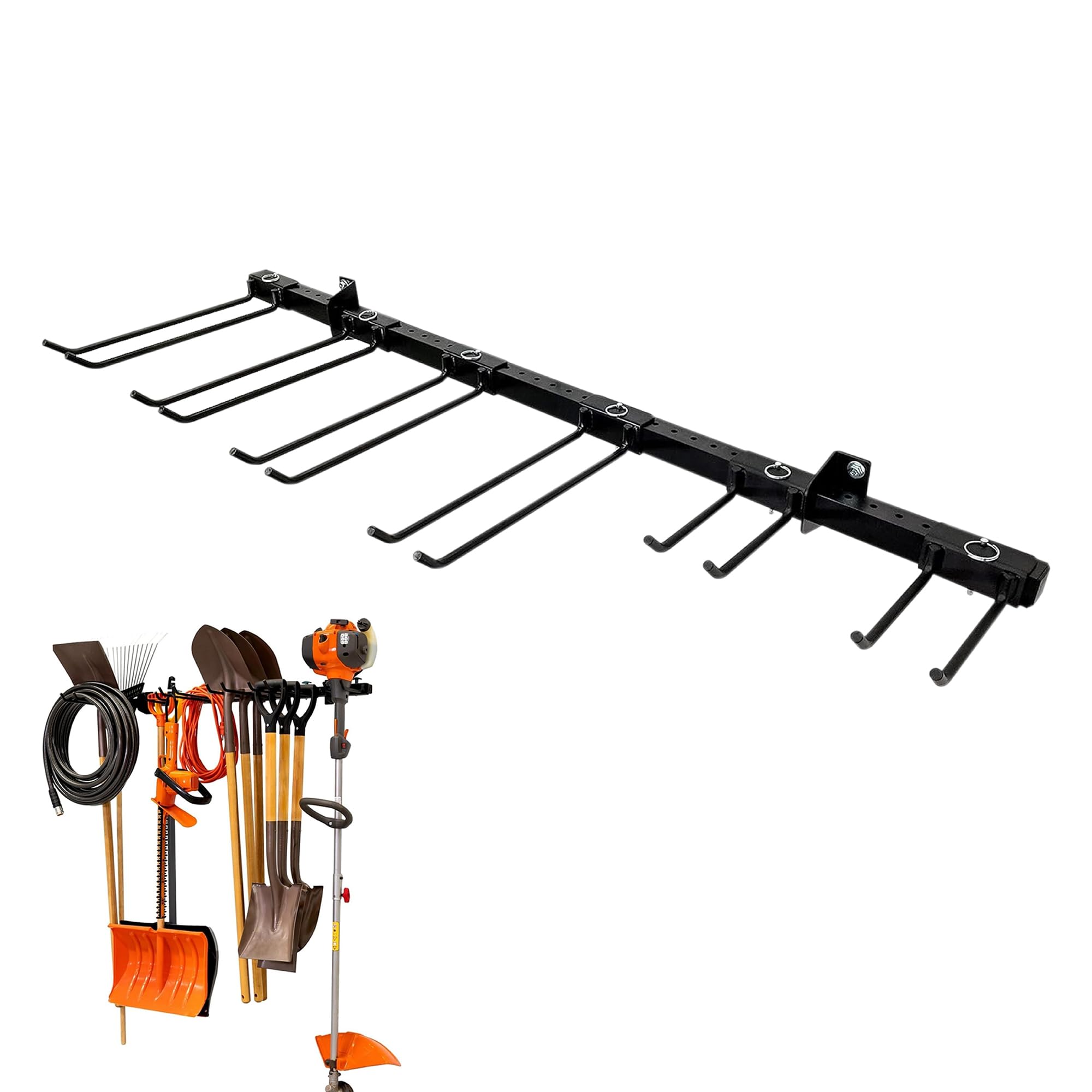 StoreYourBoard Tool Storage Rack, Max, Wall Mount Tools Home and Garage Storage System, Steel Gear Hanger