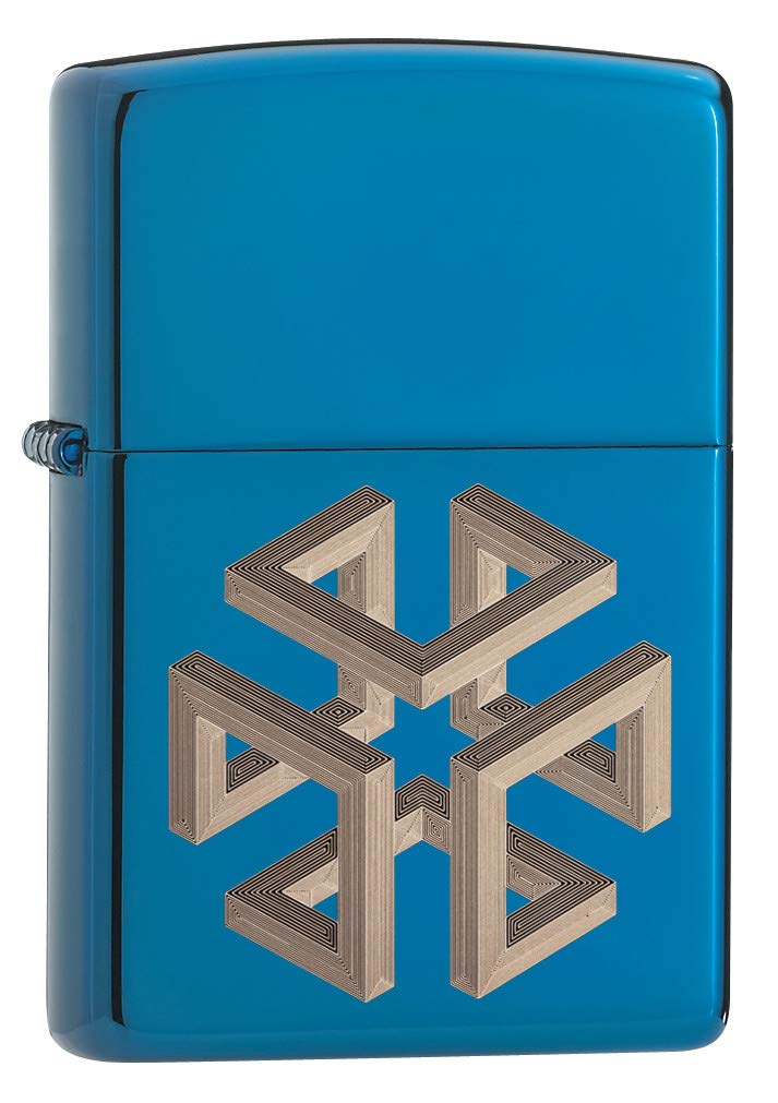 Zippo Lighter, Brass, Individual Design, One Box