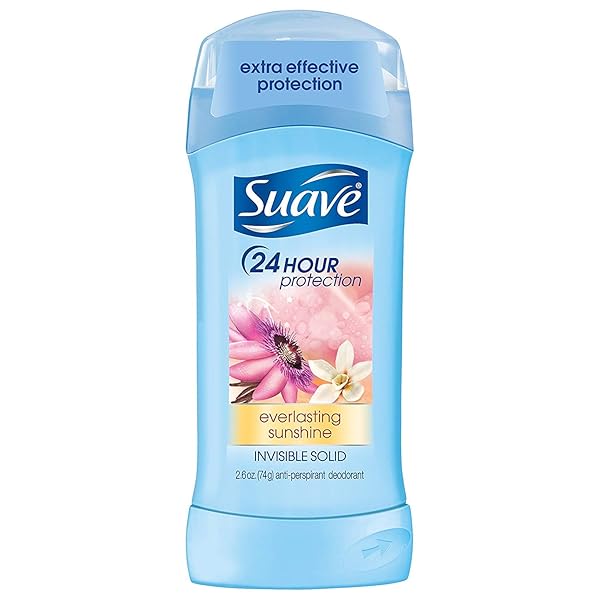 SUAVE INVISIBLE SOLID ANTI-PERSPIRANT DEODORANT, EVERLASTING SUNSHINE, 2.6 OUNCE (PACK OF 10)