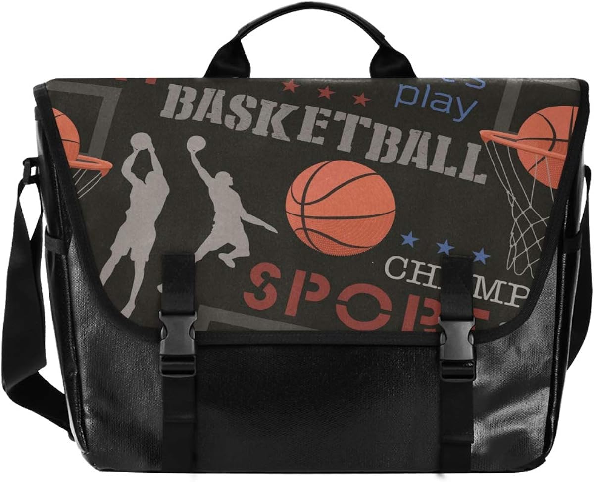 Amazon Vawa メッセンジャーバッグ メンズ スポーツ バスケットボール かっこいい 斜めがけ 肩掛け カバン 大きめ キャンバス アウトドア 大容量 軽い おしゃれ Vawa メッセンジャーバッグ