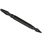 HIT Tool - 2-in-1 Center Punch - Spring Loaded | Marks metal, wood, plastic accurately without a hammer, precise strike point, compact design fits easily inside any toolbox