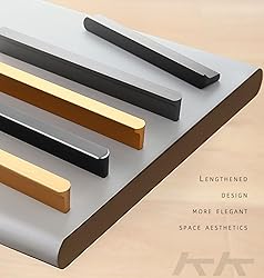 Shozafia 5 Pack Gold Cabinet Pulls - Brushed Brass