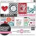 me & my BIG ideas Pocket Pages Scrapbook Page Kit, Love, 12-Inch by 12-Inch