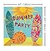 Art Studio 6x6ft Summer Surfing Photography Backdrop Colorful Surfboard Summer Party Graffiti Theme Sky Sea Beach Children Kid Birthday Portrait Photo Background Studio Props Vinyl