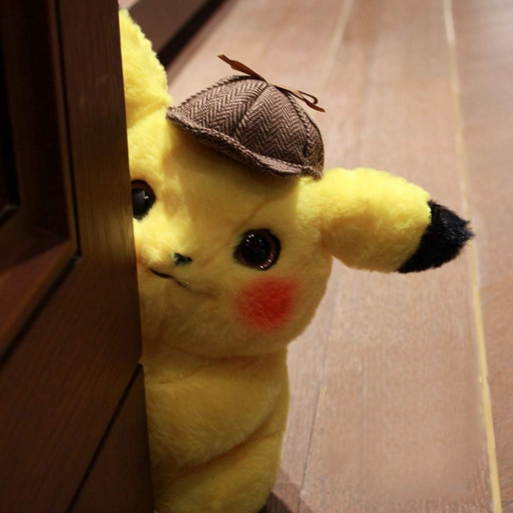 Amazon ポケットモンスター ポケモン 名探偵ピカチュウ ぬいぐるみ おもちゃ ふわふわ 高さ約28cm 並行輸入品 おもちゃ おもちゃ