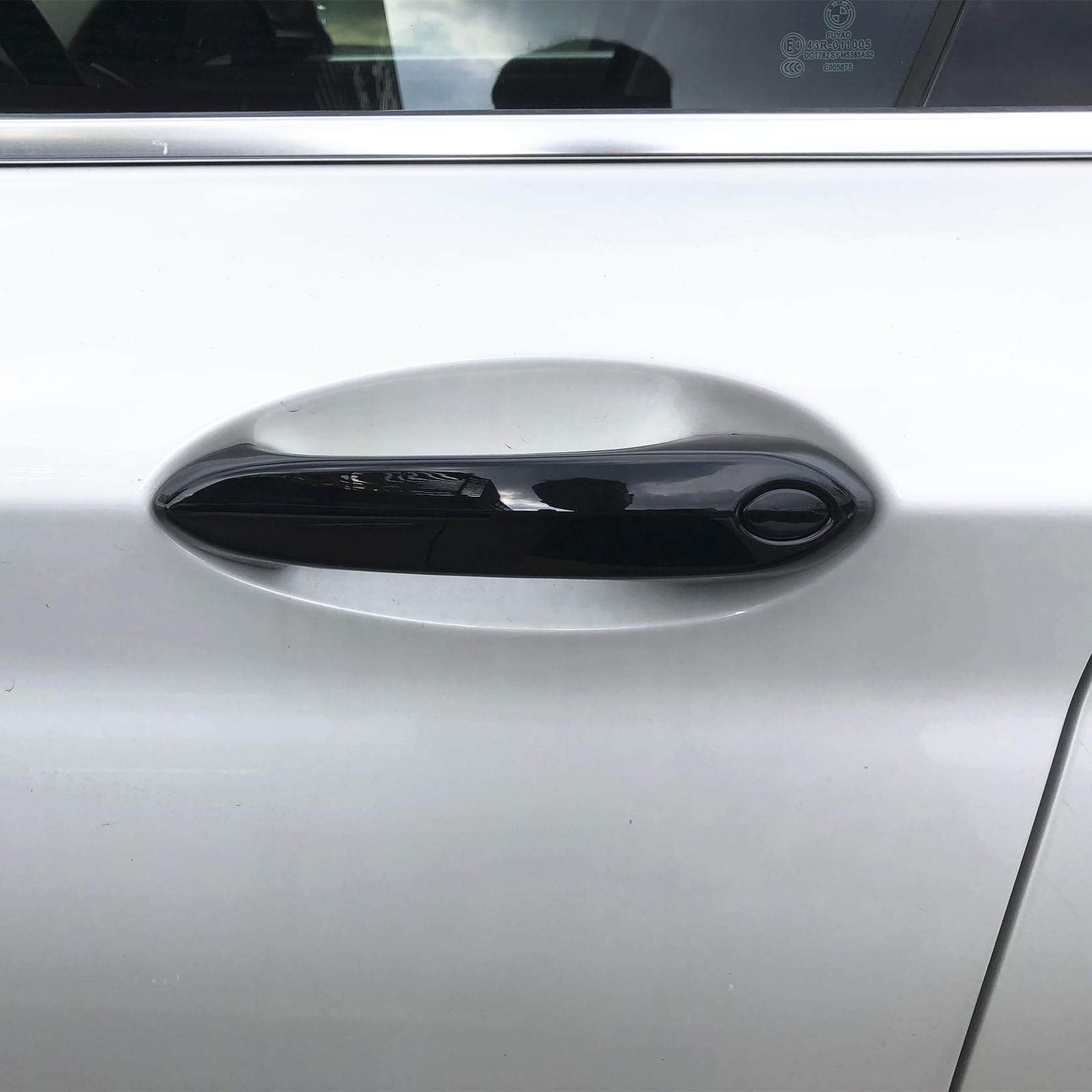 Photo 1 of ZiWen Sport Style Door Handle Cover Trim for BMW X3 X4 X5 X6 X7 M5 3/5/6/8 Series G20 G21 G30 G31 G32 2017 2018 2019 2020 2021 2022 (Gloss Black)