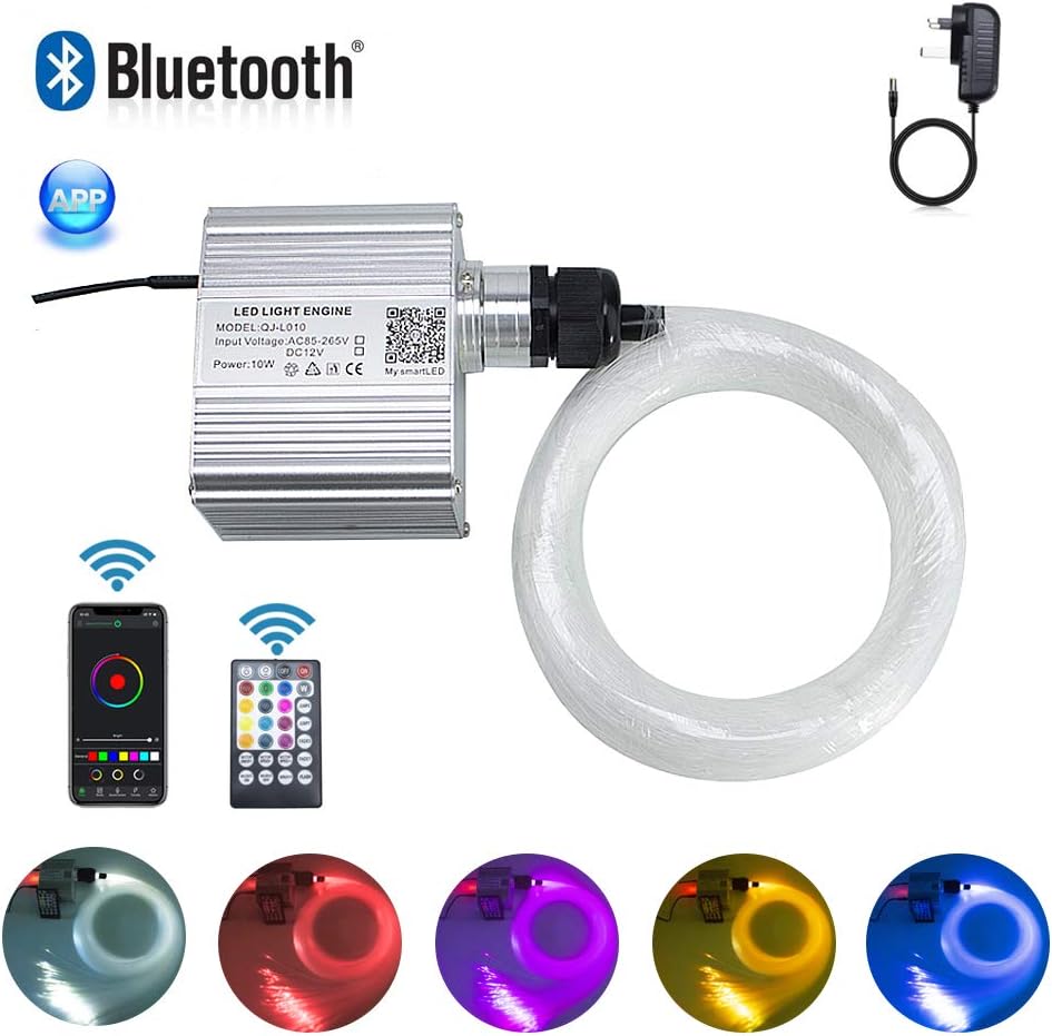 Callsky 10W Twinkle Music APP Control Fiber Optic Star Ceiling Light Kit