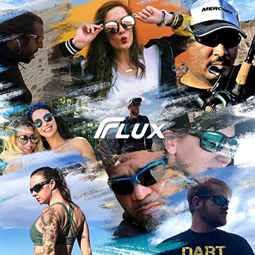 Flux Polarized Sports Sunglasses for Unisex with Adjustable & Anti-Slip Nose Pads & Temple Tips (Verano) - Thumbnail 7