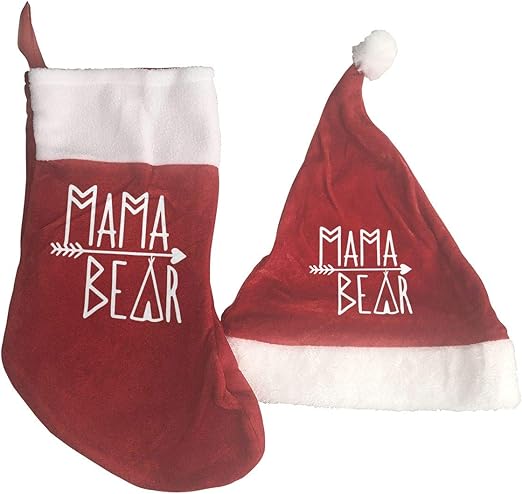 mama bear christmas stocking
