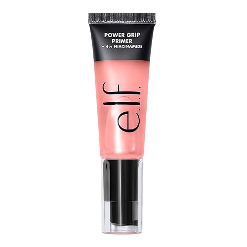 e.l.f. Halo Glow Liquid Filter, Complexion Booster, Vegan & Cruelty-Free &  Power Grip Primer + 4% Niacinamide, Gel-Based & Hydrating Face Primer,  Evens Skin & Brightens, Grips Makeup, 0.811 Fl Oz in