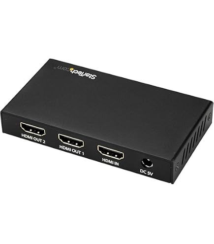 Amazon.com: StarTech HDMI Splitter, 1 to 2, 4K 60Hz HDMI 2.0b