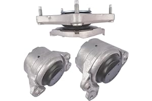 GELUOXI 3Pcs Engine & Transmission Mount Kit Replacement for Mercedes E200 GLC260 300 4MATIC 2.0L L4 2052400900 2532400200 2212400518
