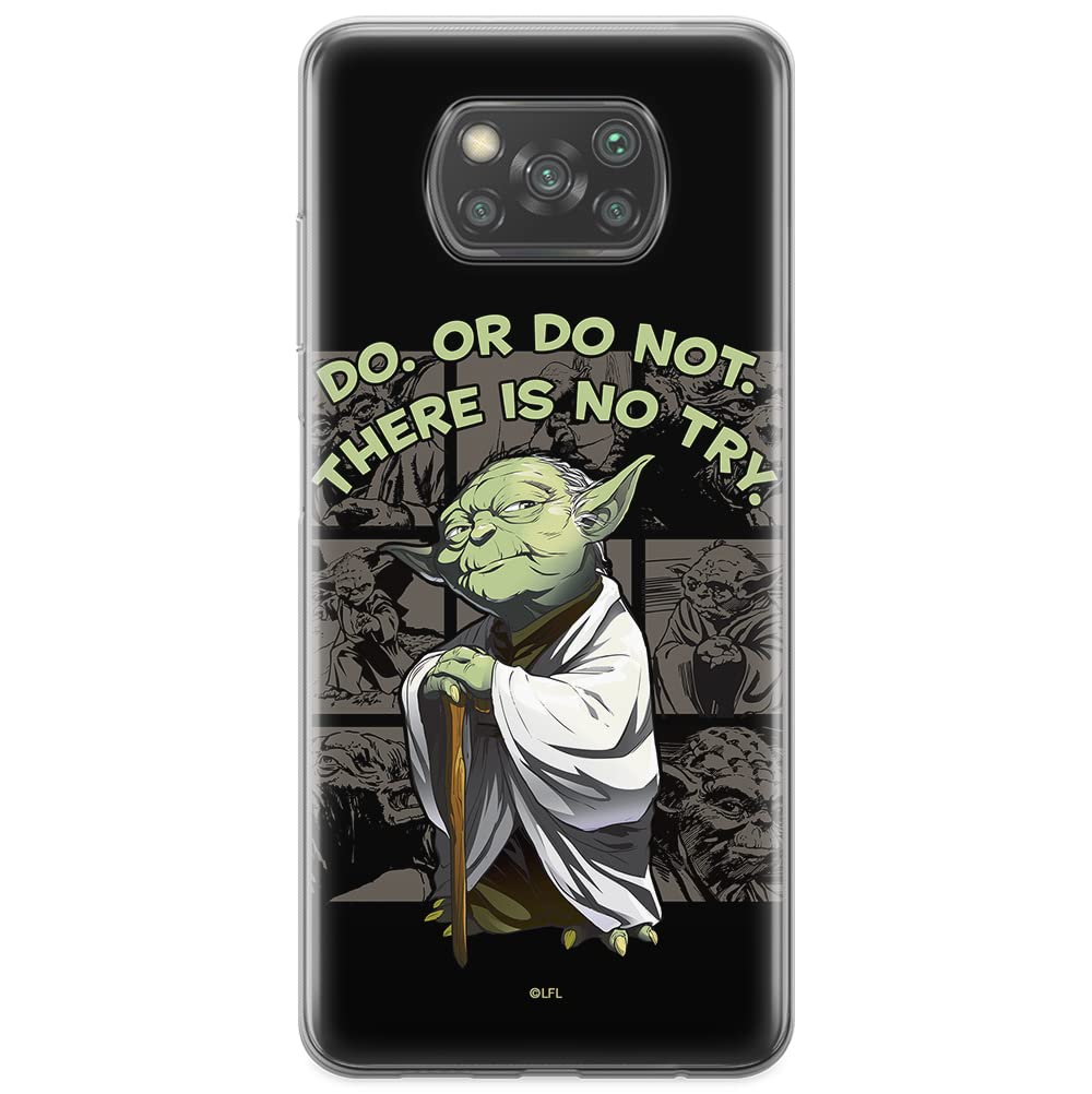 ERT GROUP mobile phone case for Xiaomi POCOPHONE X3 original and officially Licensed Star Wars pattern Yoda 007 optimally adapted to the shape of the mobile phone, case made of TPU