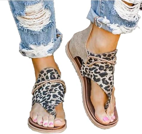 animal print sandals amazon