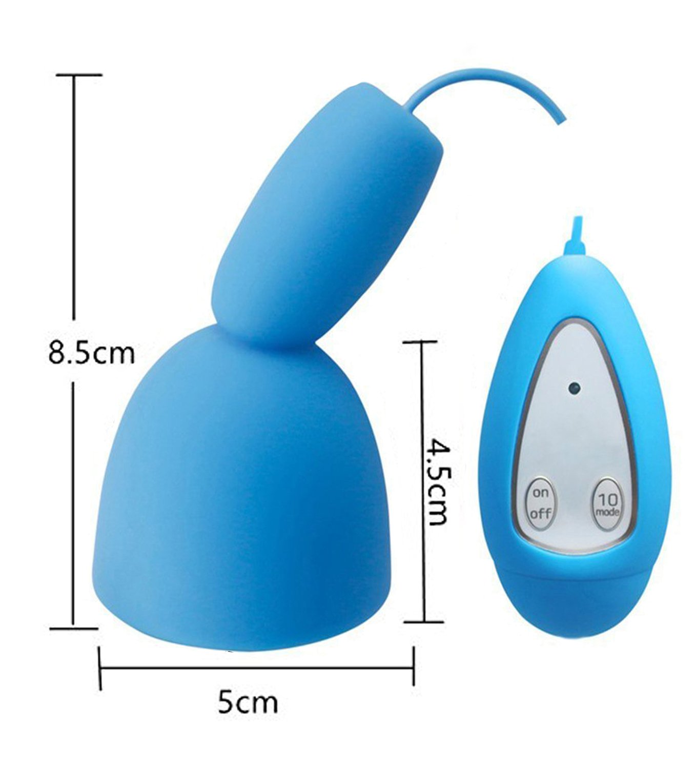 Penis Kopf Funktion Ausbildung Vibrator für Härtere und längere Erektionen Eichel Erektion,Stimulation und Training Gleichzeitig von Himall (Blau)