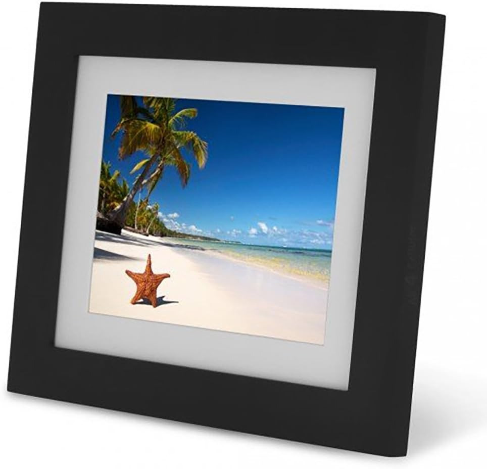 VistaQuest - 8" Digital Photo Frame - Espresso