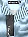 uxcell Men's Striped Sport Coat Notched Lapel Slim Fit Business Blazer Suit Jacket 38 Blue