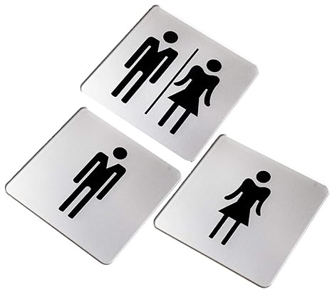 Amazon Copeflap ピクトグラム トイレ マーク 看板 表記 表示 化粧室