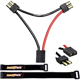 Hobbypark RC Battery Y Harness Series Connector Adapter Wire Lipo Battery Connection for Traxxas Dual Batteries in 1/16 Models,Replacement of 3063